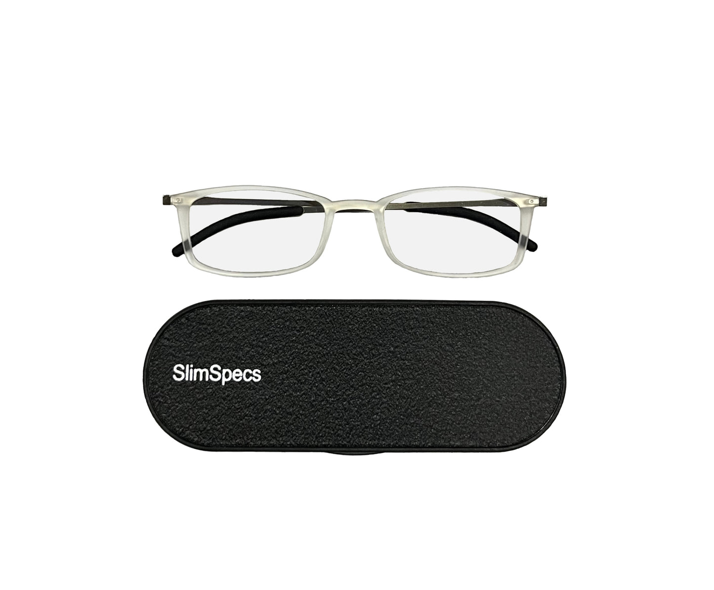 SlimSpecs (Transparant): Ultra-thin stylish reading glasses